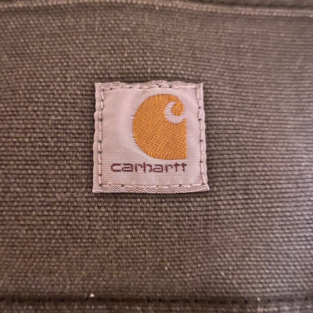 Carhartt Slim Fit Womens Size 4 Grey Vintage Canvas Jeans
